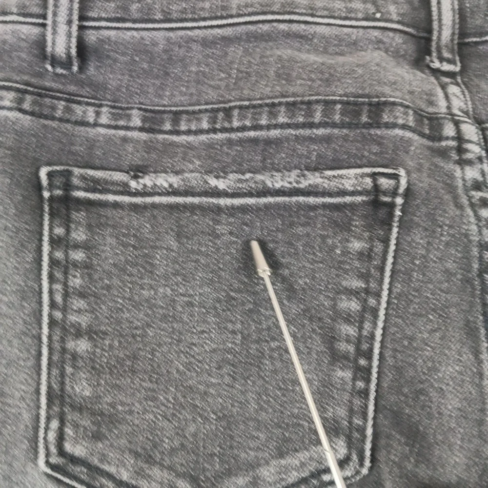 BKE Payton Ankle Skinny Jeans Womens 30x27 Faded Black ABK5648A Distressed - Picture 3 of 14